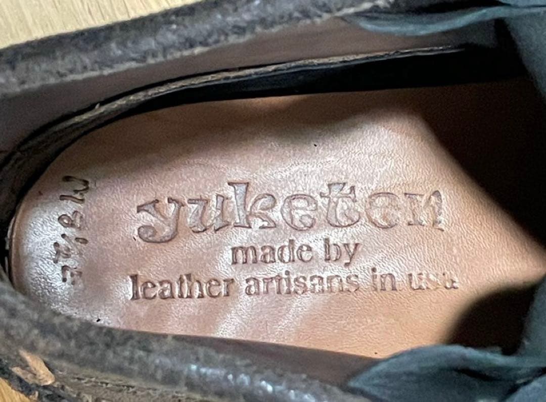 新品9.5万YUKETEN Maine Guide Bootsモカシンホーウィン