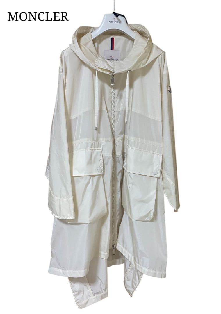 【新品・未使用品】MONCLER モンクレールPRINTSEPSポンチョコート