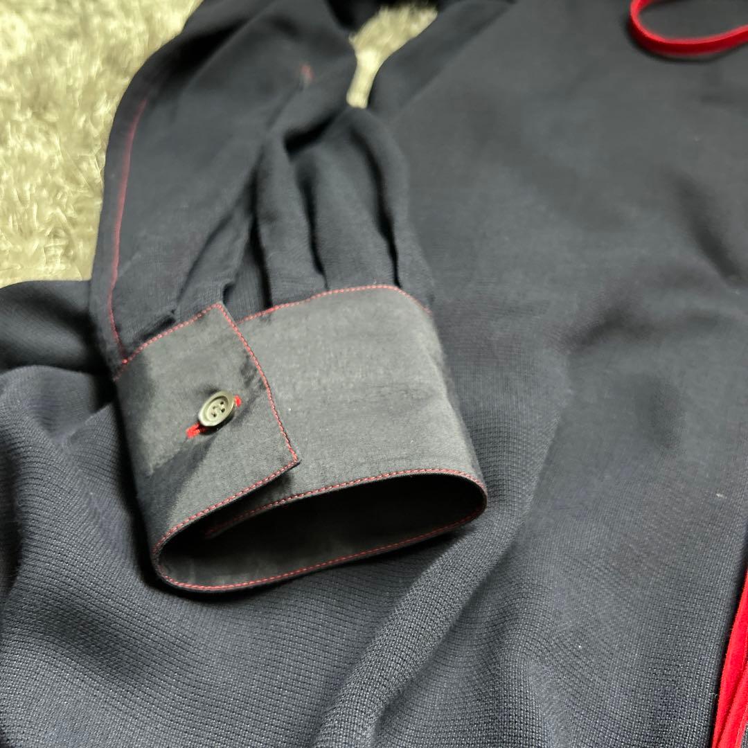 ロエベ　ロングシャツ　シャツドレス　袖シースルー　ターンアップ