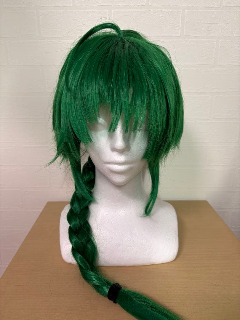 値下げ中✨にじさんじ 緑仙 コスプレ 衣装 ウィッグ　アイブロウペンシル　下地