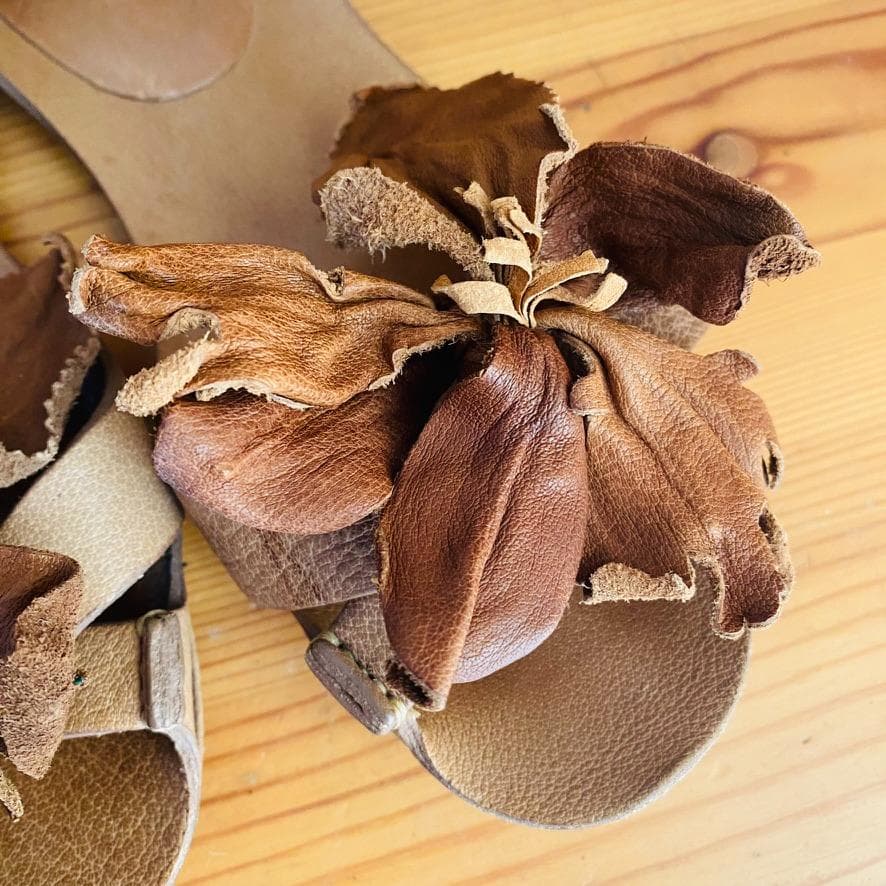 【美品】　MIUMIU　ミュウミュウ フラワーサンダル 36