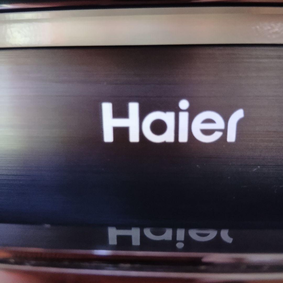 Haier2ドア冷蔵庫 黒 一人暮らし 2023 霜取不要 耐熱天板 『美品』