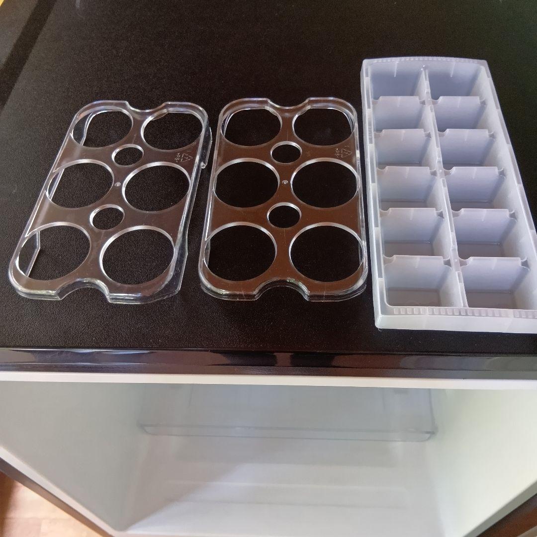 Haier2ドア冷蔵庫 黒 一人暮らし 2023 霜取不要 耐熱天板 『美品』