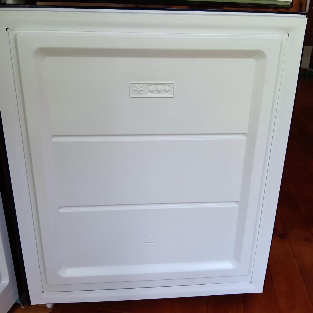 Haier2ドア冷蔵庫 黒 一人暮らし 2023 霜取不要 耐熱天板 『美品』