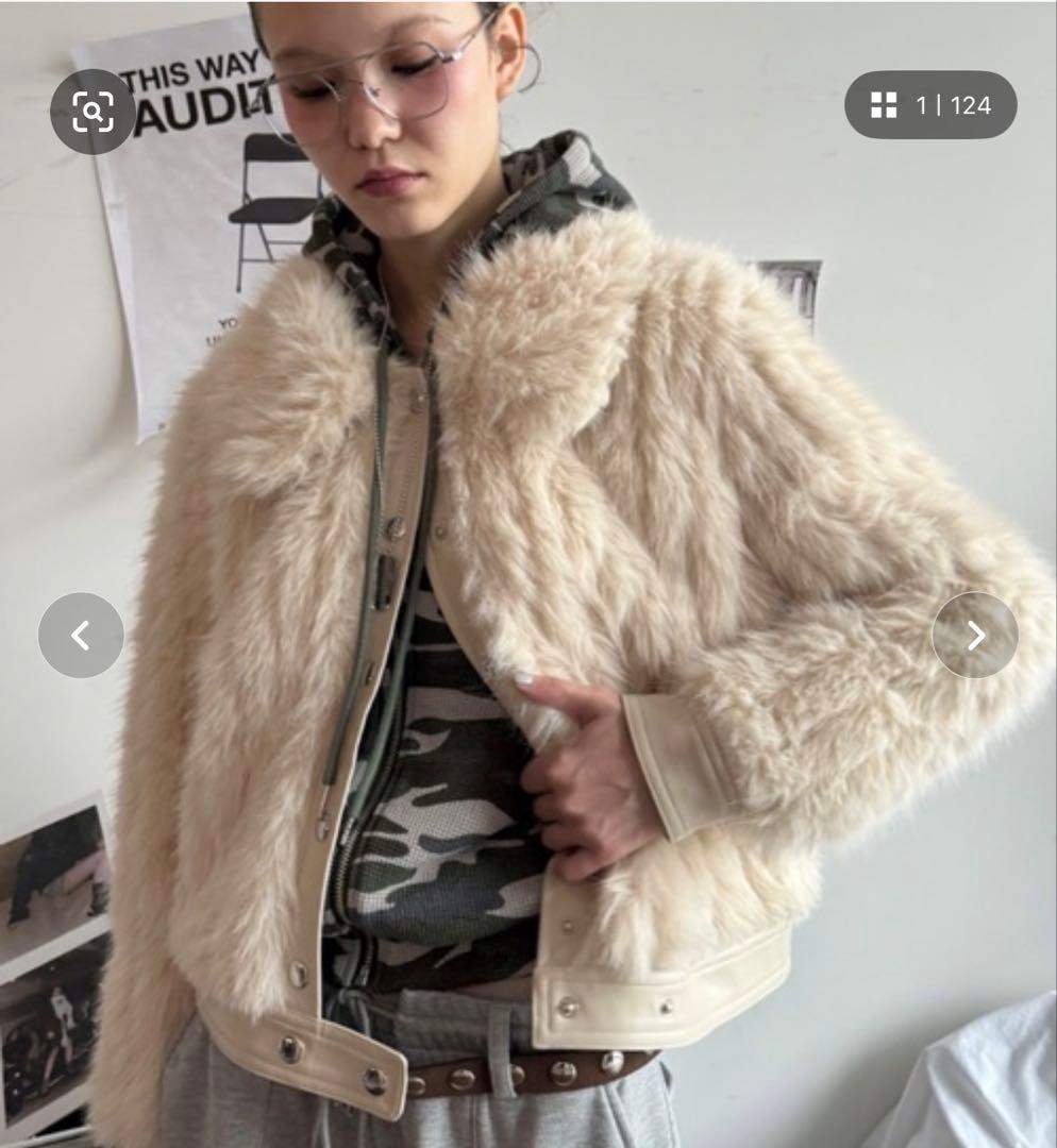 SHAGGIE ファーブルゾンジャケット