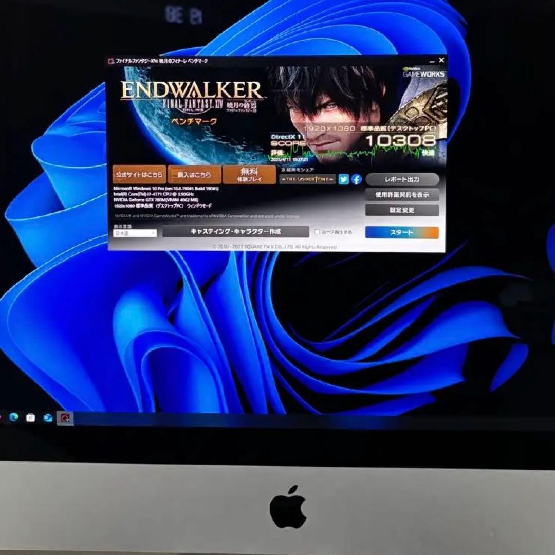Macデスクトップ iMac Windows10 i7,32GB,SSD 1T,GTX780m 4G