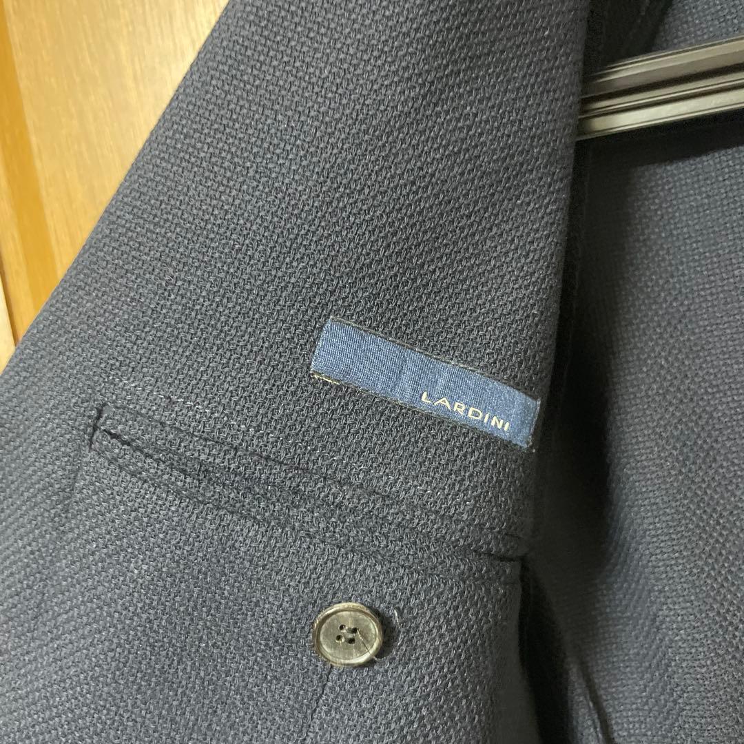 LARDINI ネイビー テーラードジャケット　サイズ48
