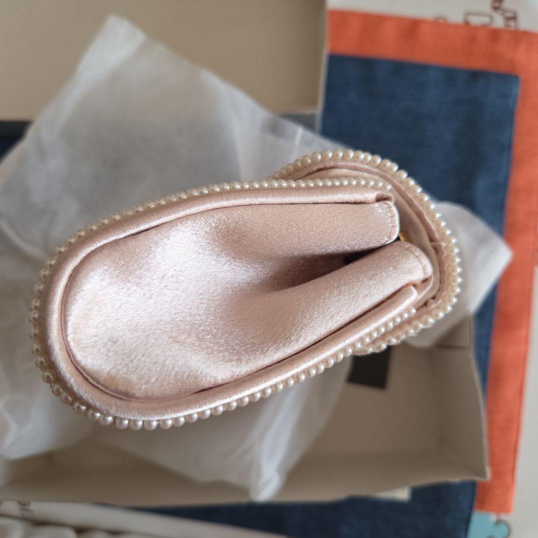 東京イギン　パール装飾 クラッチバッグ　コサージュ　髪飾り