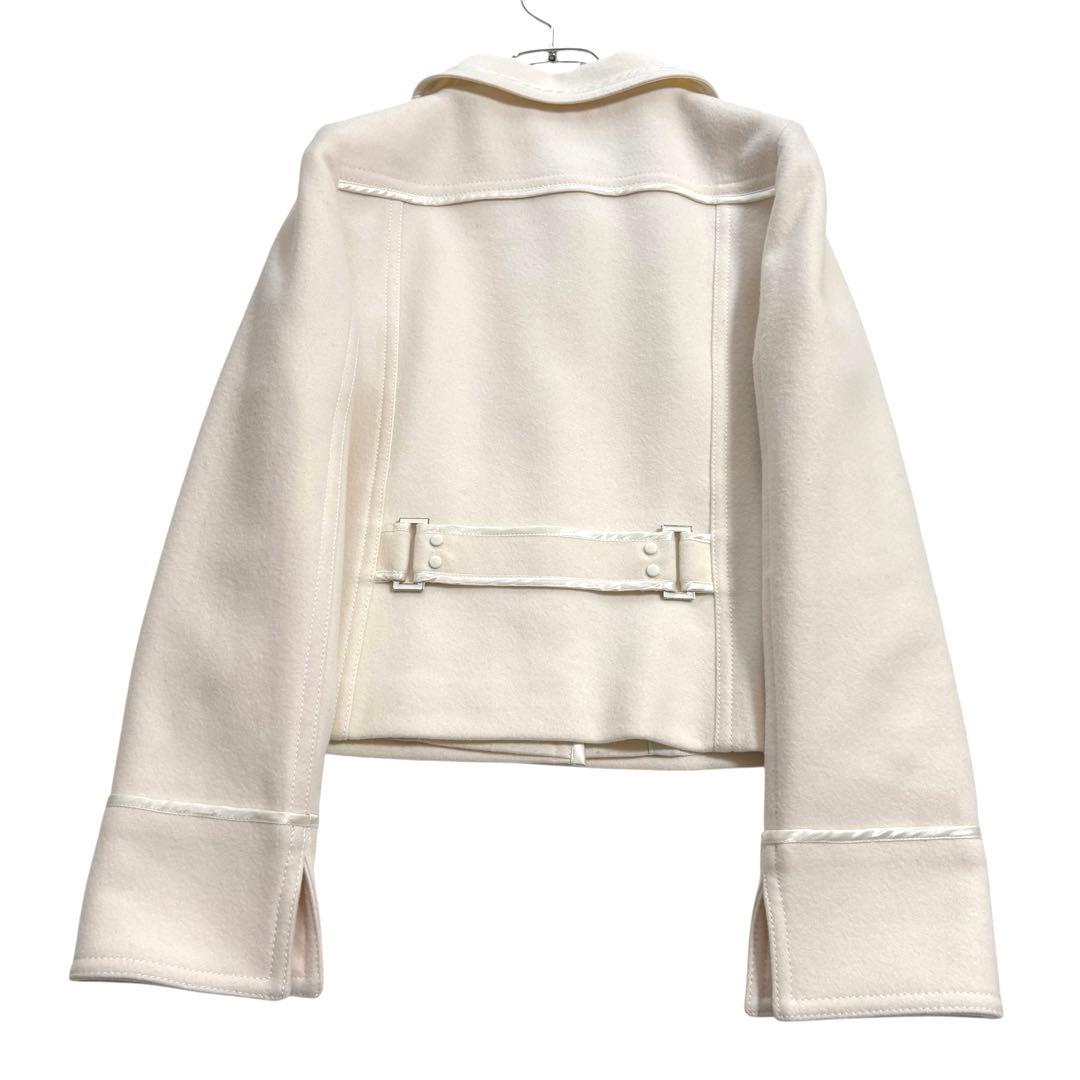 新品☆クレージュ☆ウールジャケット オフホワイト フォーマル オケージョン M