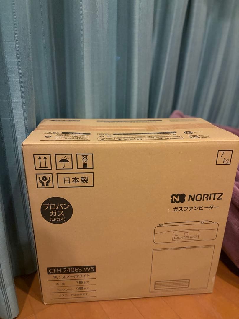 新品未開封★NORITZ ガスファンヒーター GFH-2406S-W5 プロパン