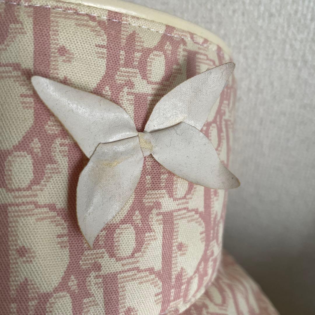 Dior ピンク　トロッター柄　バケツハット　サイズ58