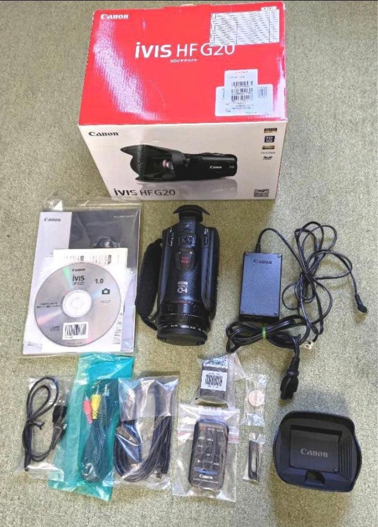 Canon iVIS HFG20 光学10倍ズーム 内蔵32GBメモリ
