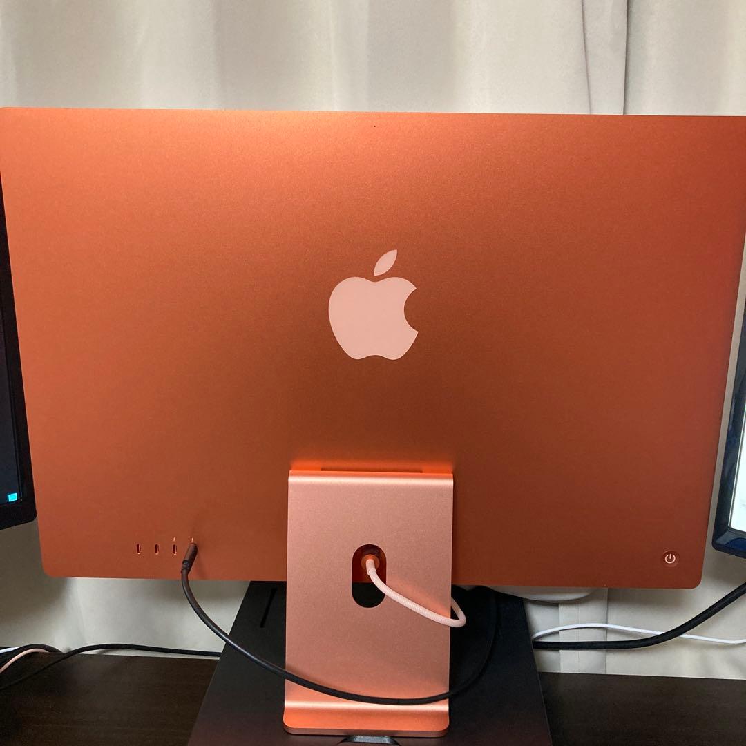【美品】Apple iMac 24インチ　M3　24GB 256GB オレンジ