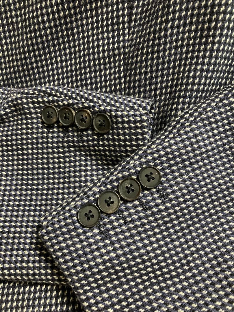 バーバリー ロンドン カシミヤ100％ テーラード ジャケット ネイビー