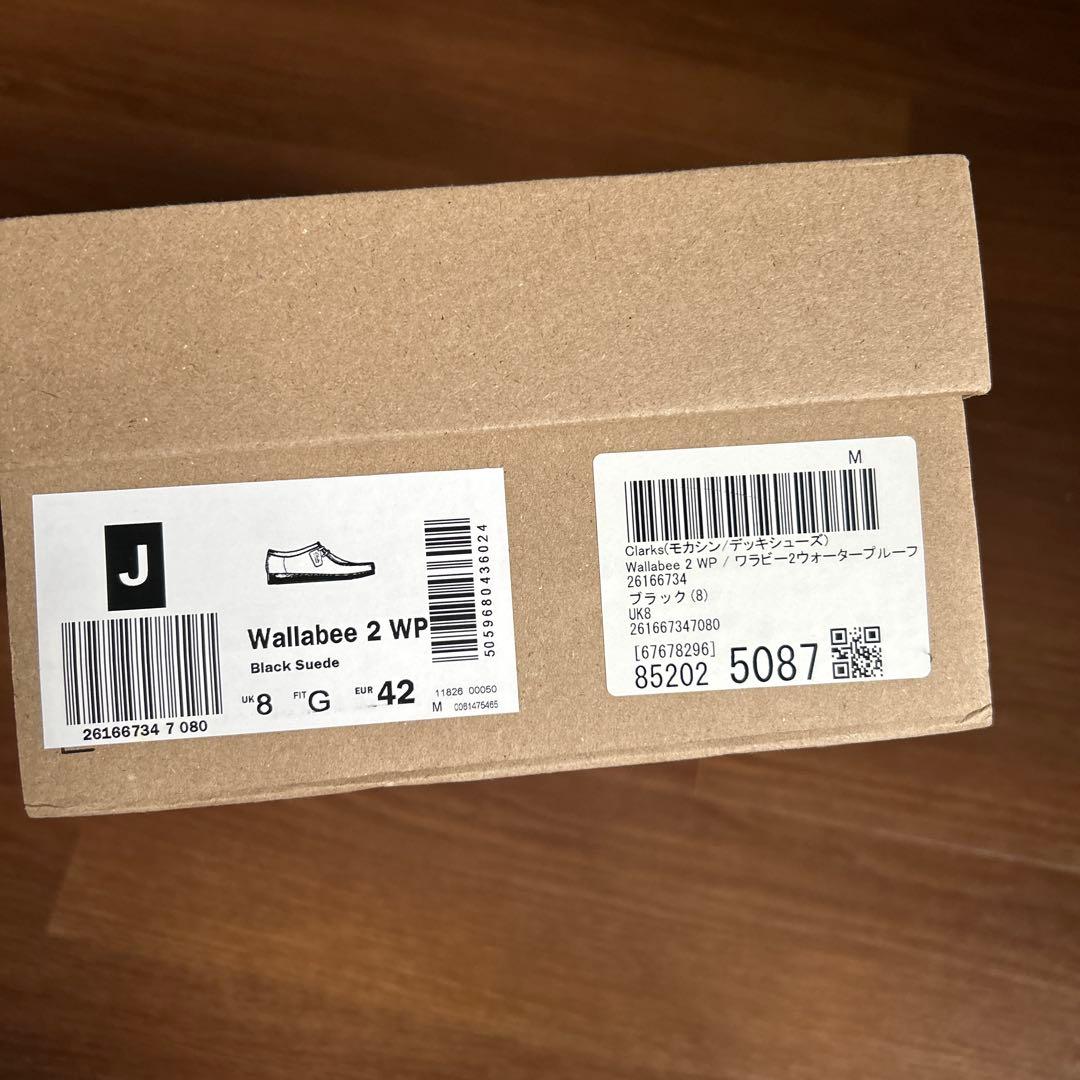 な*つ様 Clarks Wallabee 2 WP Black 26cm