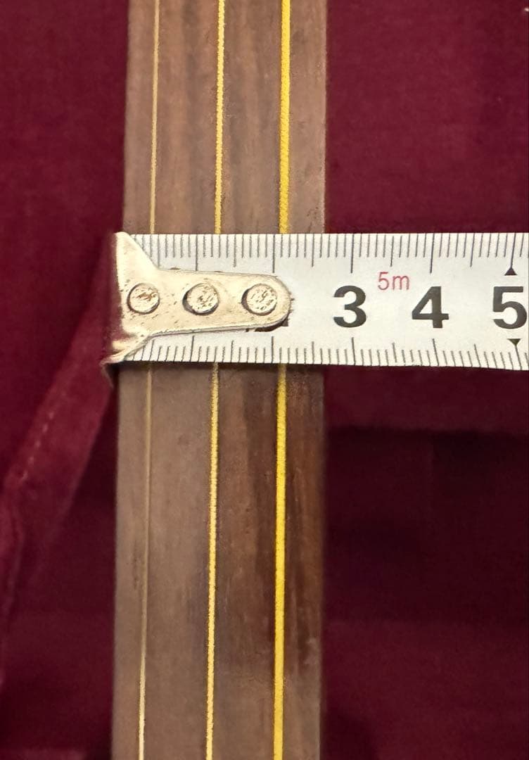 三味線本体 ケース付き　中棹　地唄