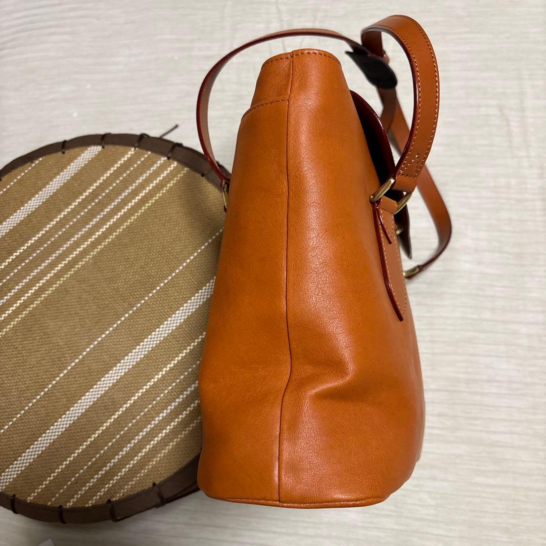 ブラウンレザー ビジネスバッグ