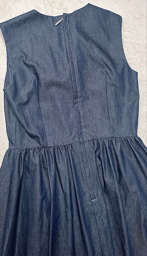 日本製♡新品未使用♡エムプルミエ♡デニムワンピース♡フレア♡ロング♡春