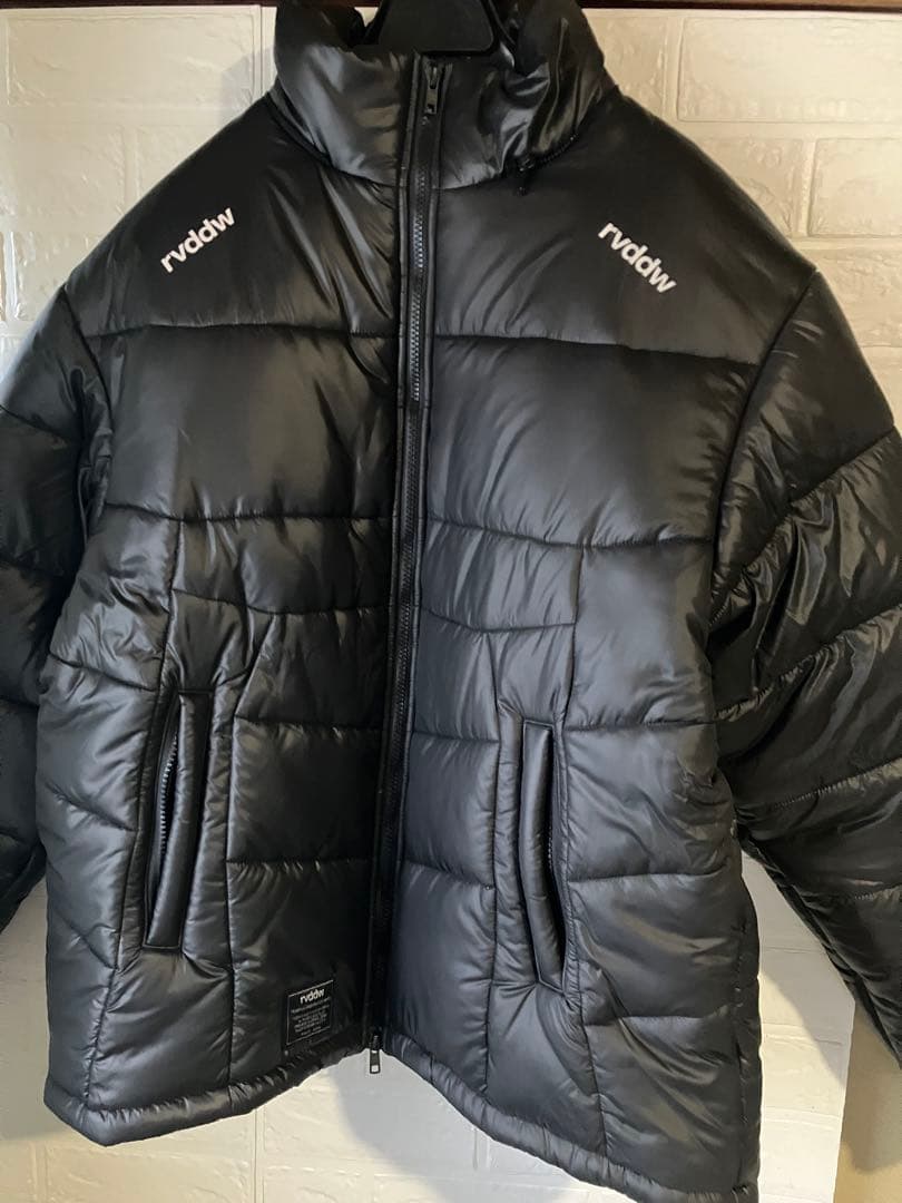 reversal フード付きダウンジャケット ブラック　XL