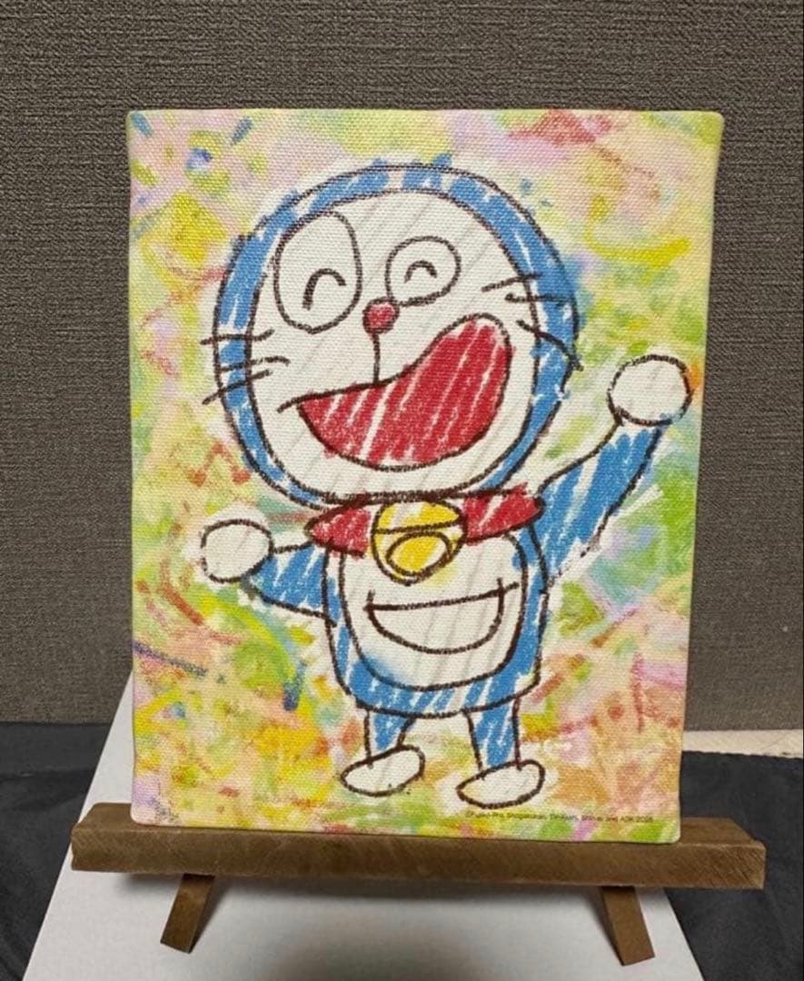 映画ドラえもん　のび太の絵世界物語　アートキャンバス　へたっぴドラえもん