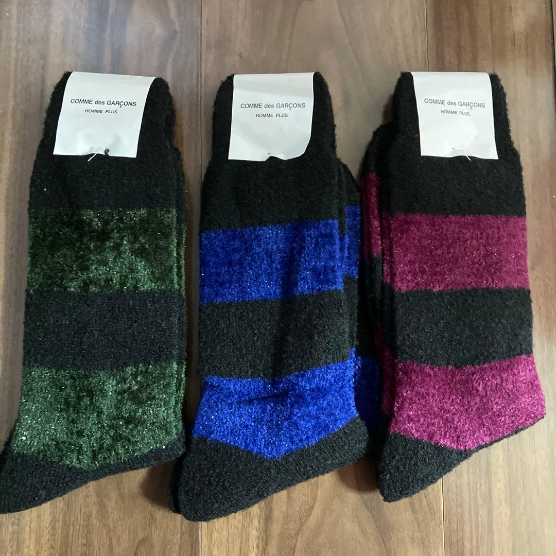 COMME des GARÇONS HOMME PLUS ソックス 3足セット