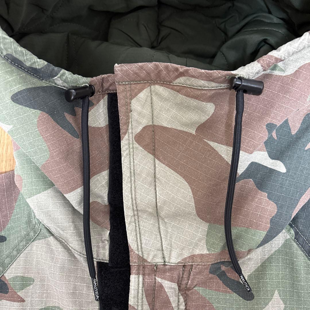 【NAUTICA】ビックシルエットミリタリーショートブルゾン 未使用に近い 美品