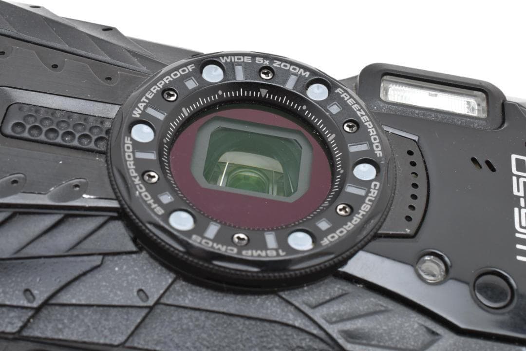 ■美品■ RICOH WG-50 防水 防塵 耐衝撃 現場/アウトドア　動作OK