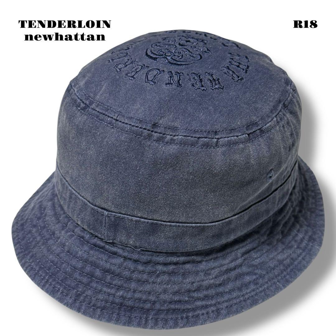 ★限定出品★ TENDERLOIN ハット ボルネオ スカル ネイビー ブルー紺