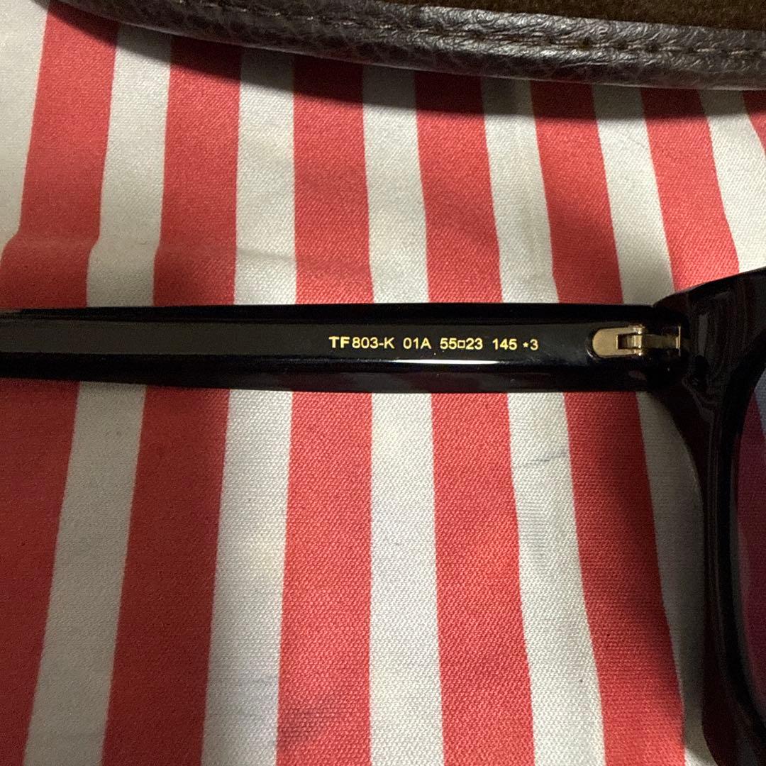 ⚠️美品⚠️TOM FORD TF803-K ブラックサングラス