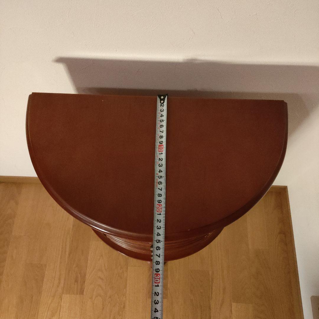 アンティーク調 木製 猫脚 ジュエリーチェスト 4段 半円 猫足 3本足