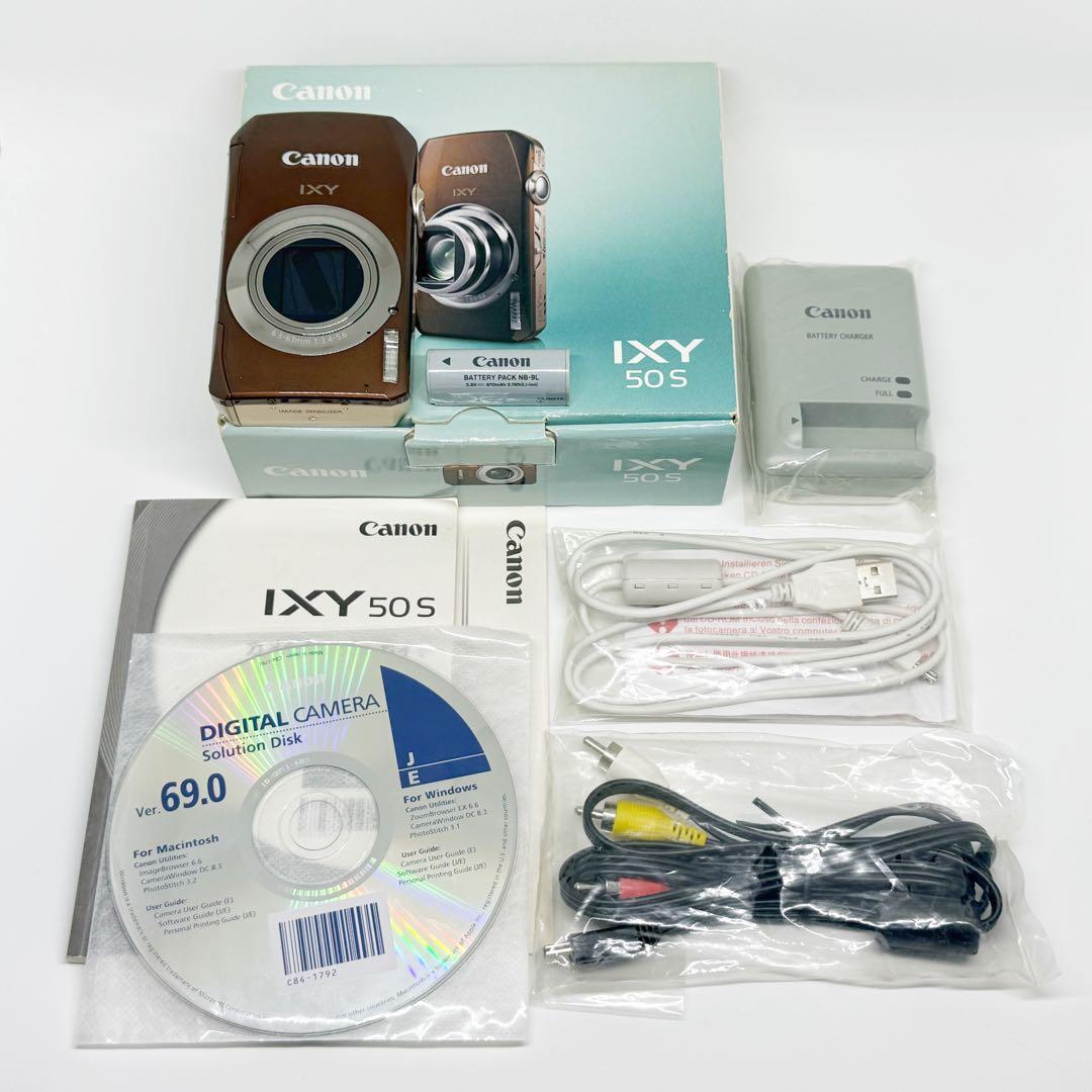 CANON IXY DIGITAL 50S ブラウン キヤノン コンデジ