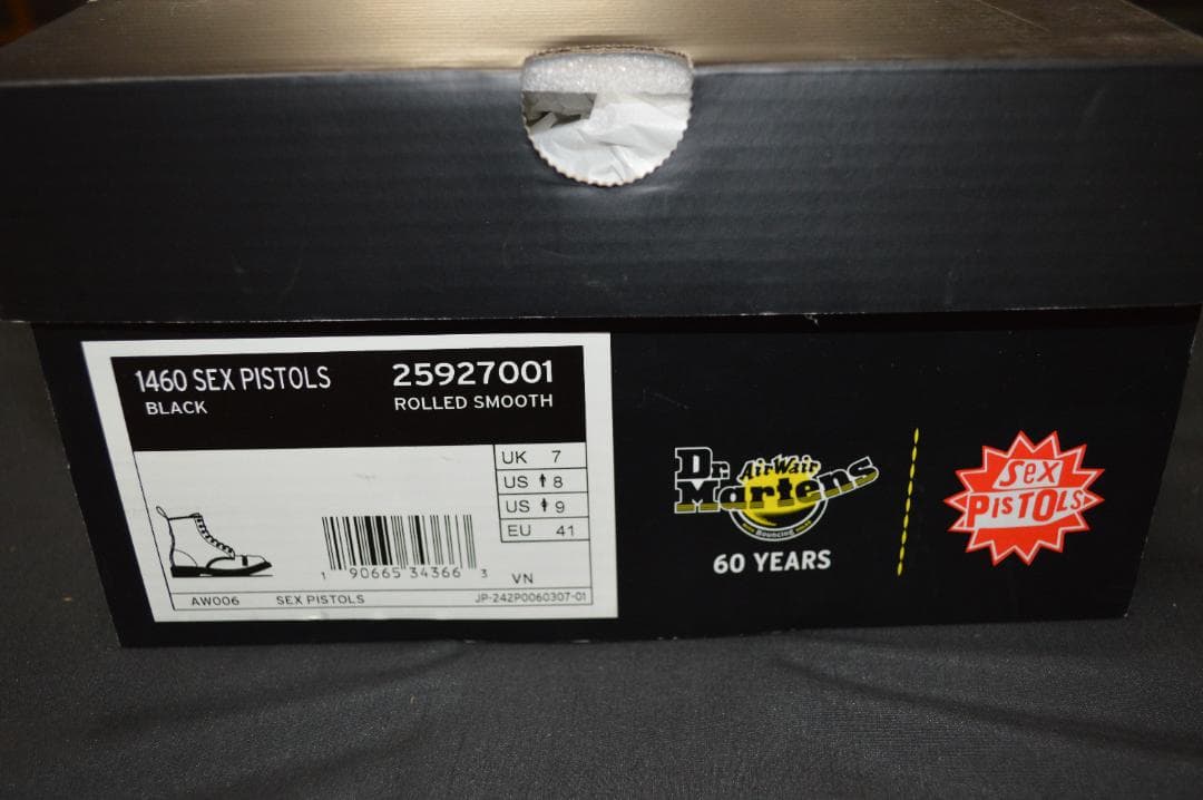 美品　ドクターマーチン　60YEARS　1460セックスピストルズ　 サイズ7