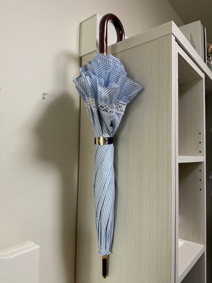 POLO RALPH LAUREN ストライプフリル 長傘