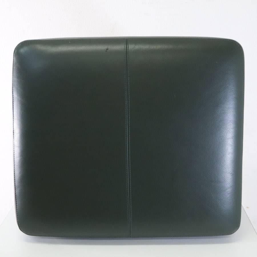 浜本工芸 No.2000スツール オットマン ダークグリーン系 本革