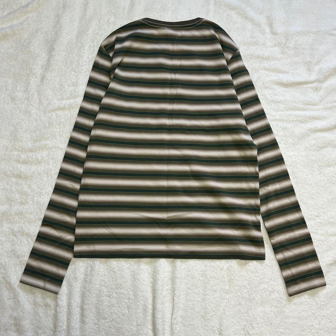 トップス GRADIENT STRIPE JERSEY L/S TEE