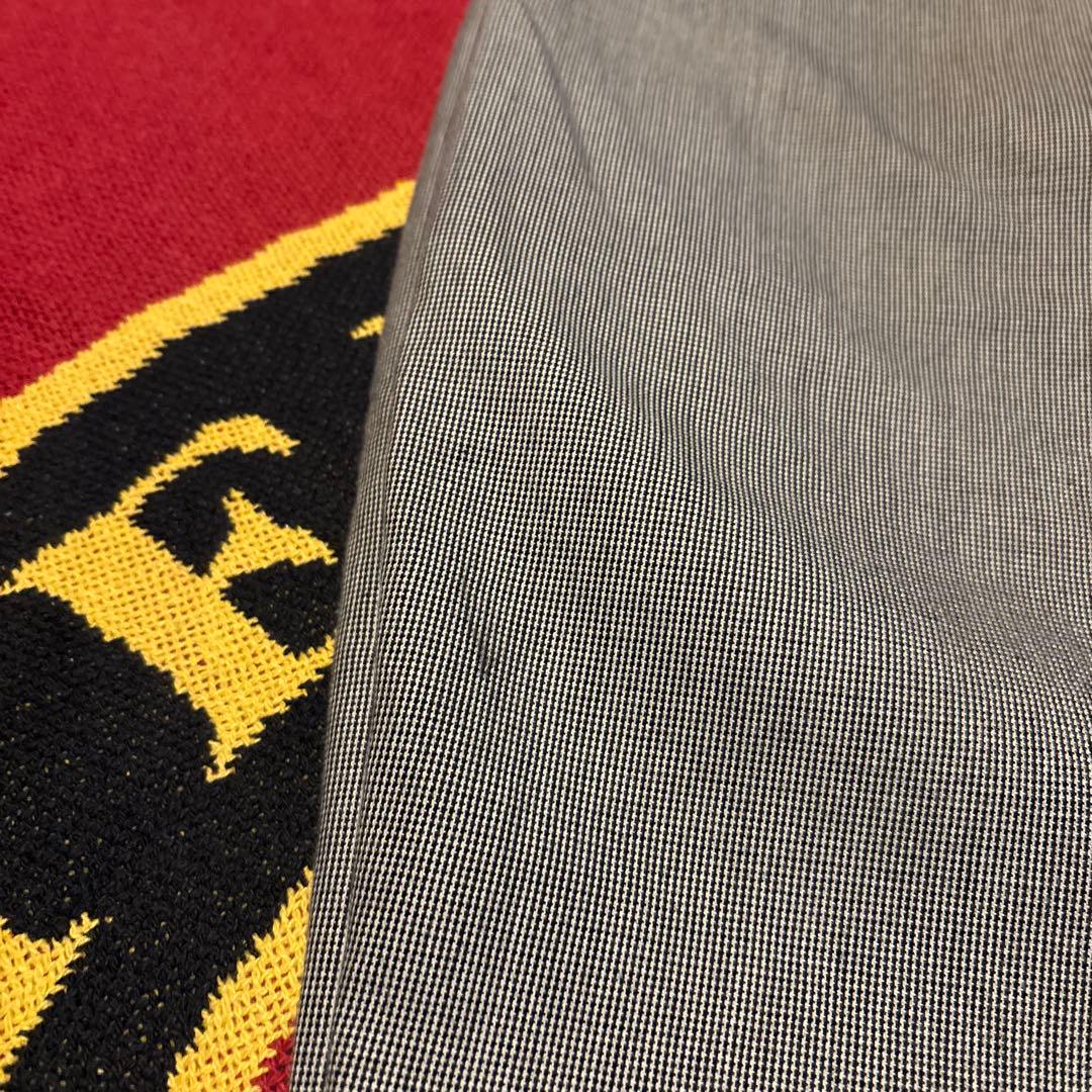 希少 90s ラルフローレン コットン スラックス 千鳥格子 ワイド 極太