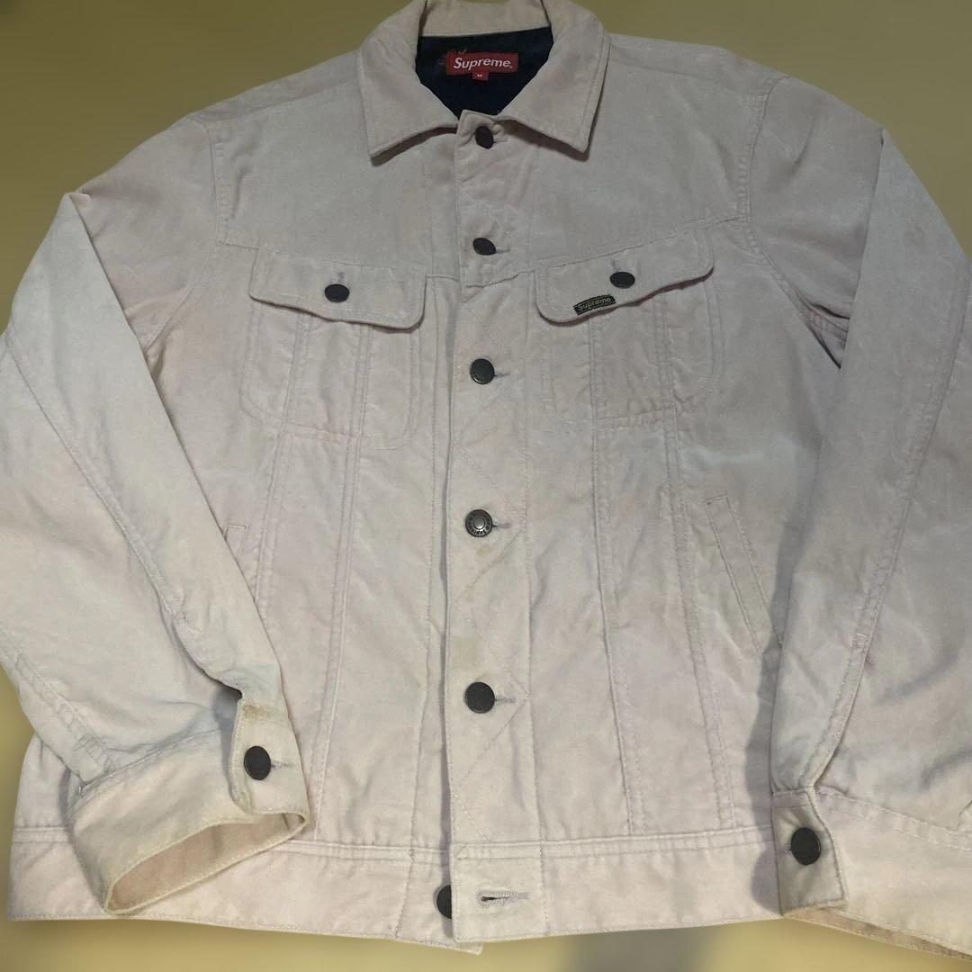 Supreme ベルベット　トラッカー　ジャケット　シュプリーム　ジージャン　M