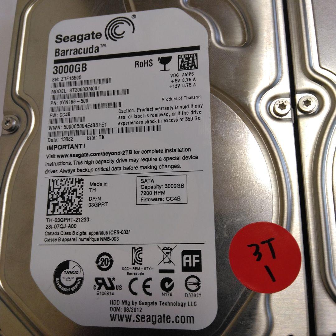 (6TB) ST3000DM001 3000.5 GB 内蔵型HDD　2枚セット