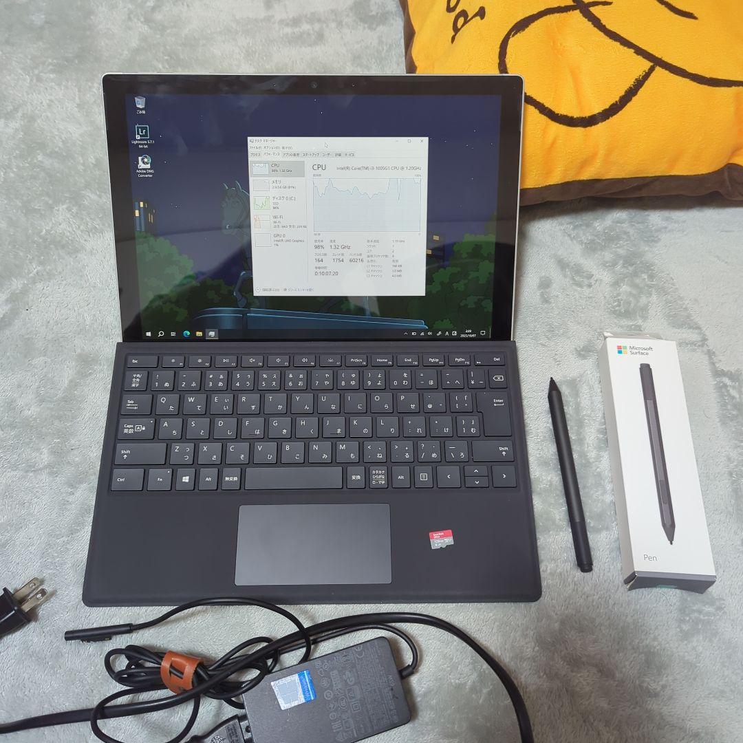 Surface Pro 7 本体 + Surface Pen + キーボード