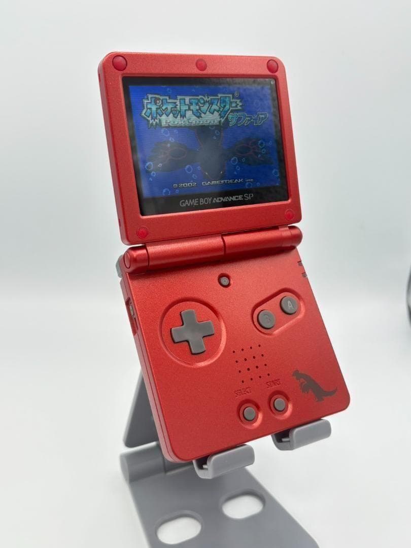 ゲームボーイアドバンス SP IPS V7.1 液晶搭載　グラードンモデル