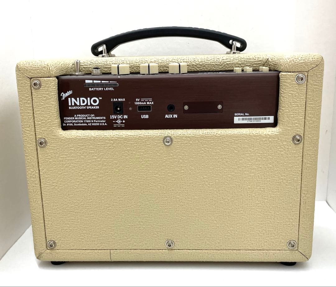 FENDER INDIO Bluetoothスピーカー BLONDE