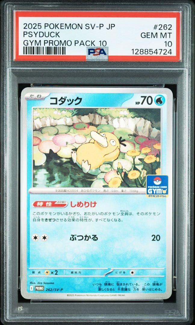 【PSA10】 コダック ジムプロモ しめりけ sy-p 6連番 psyduck