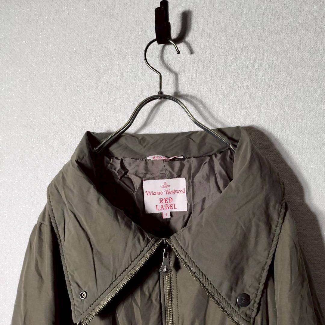 ヴィヴィアンウエストウッドレッドレーベル 短丈ブルゾン 中綿ジャケット ナイロン
