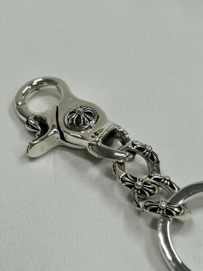 人気 キーリング クロム ブレスレット アクセサリー【匿名配送】ポーチクロス付