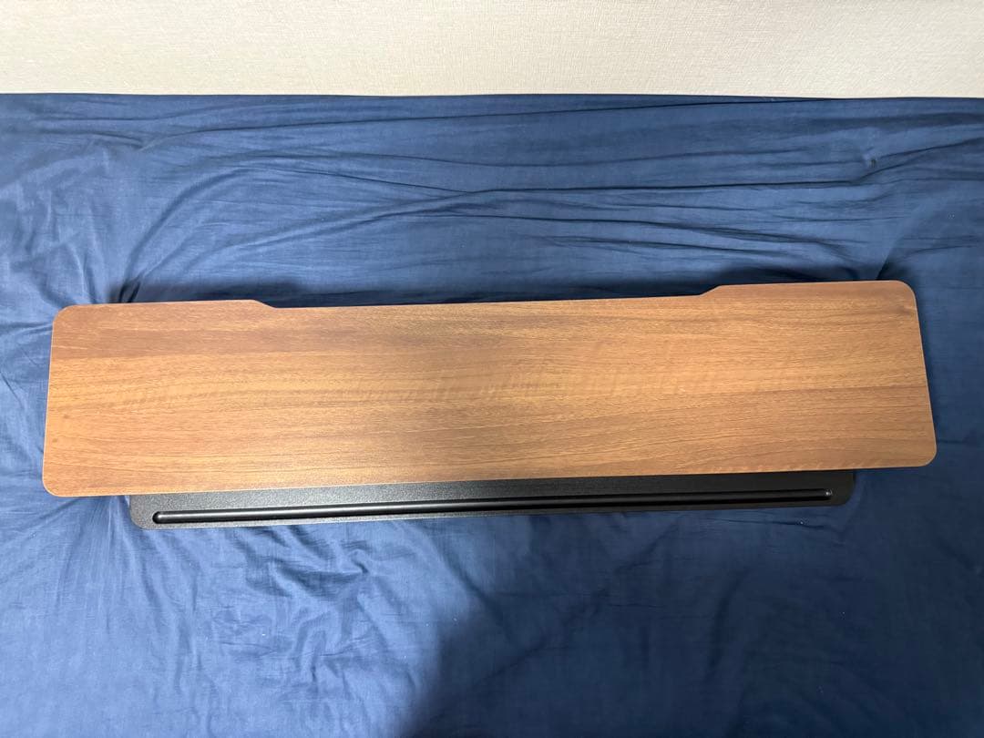 Fenge モニター台 デスクシェルフ 108cm ブラウン