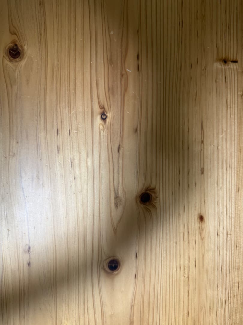 KANADEMONO かなでもの TABLE 無垢 杉 Black Steel