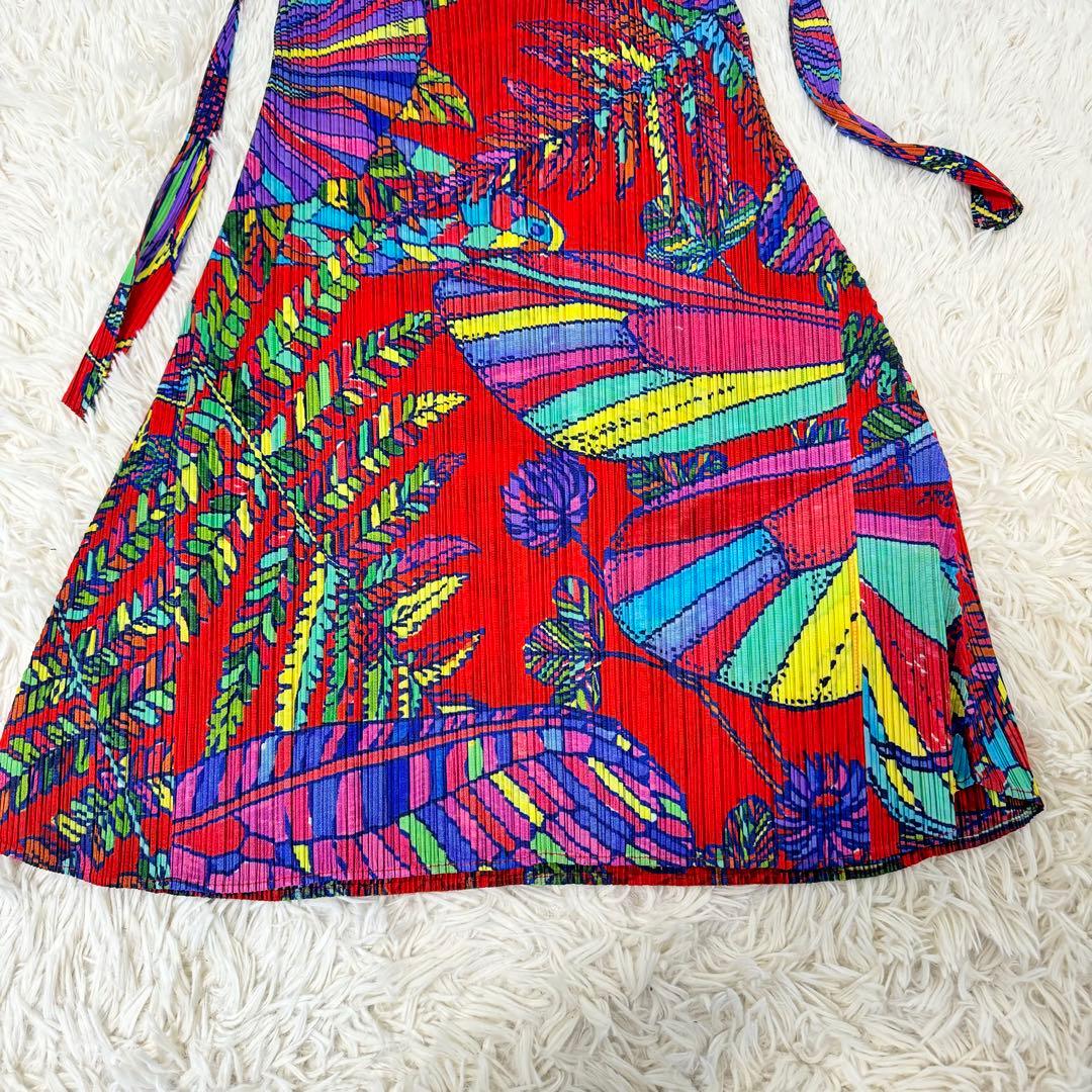 極美品✨PLEATS PLEASE プリーツ　チュニック　バタフライ　サイズ4