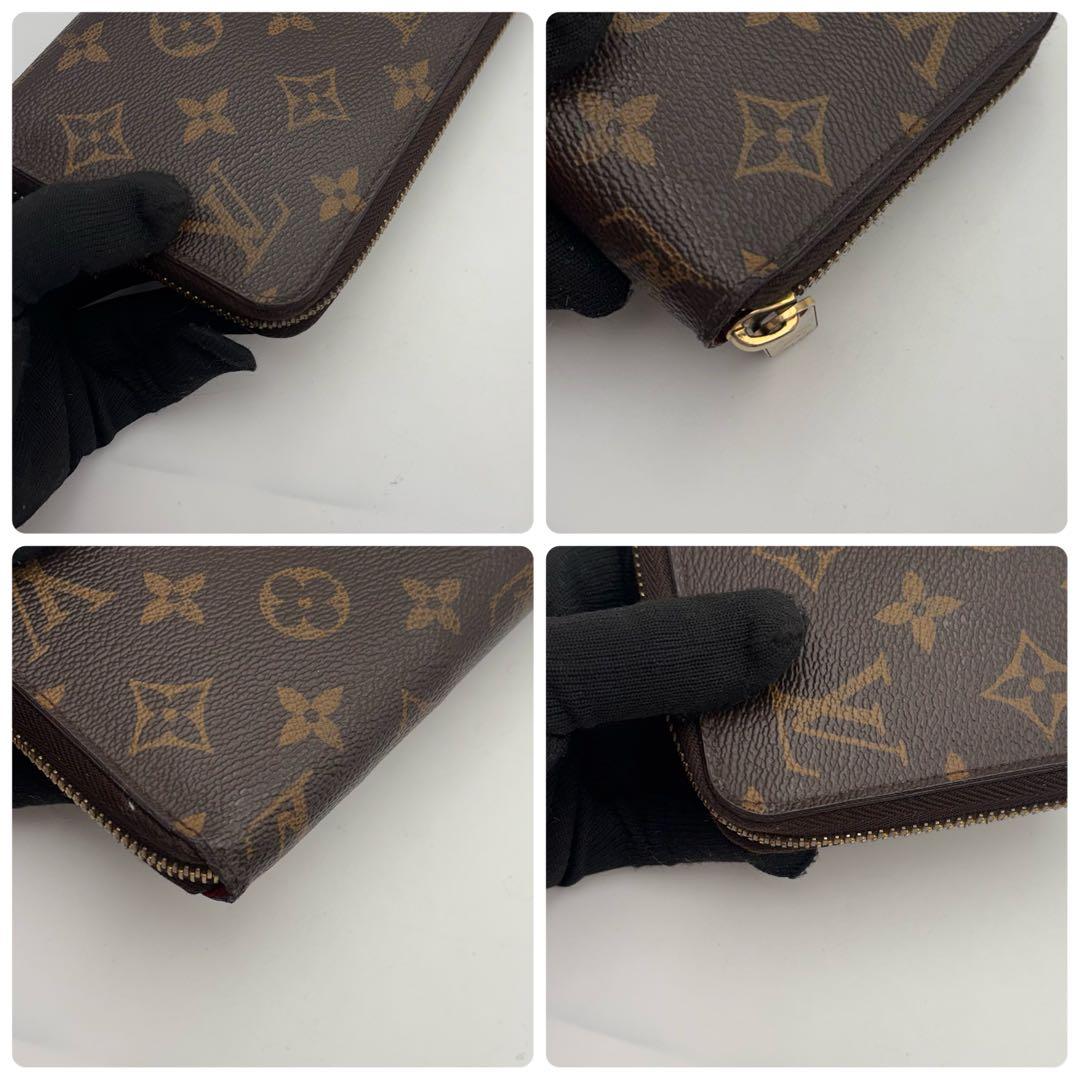 【新型モデル】 ルイヴィトン モノグラム コクリコ ジッピーウォレット 長財布