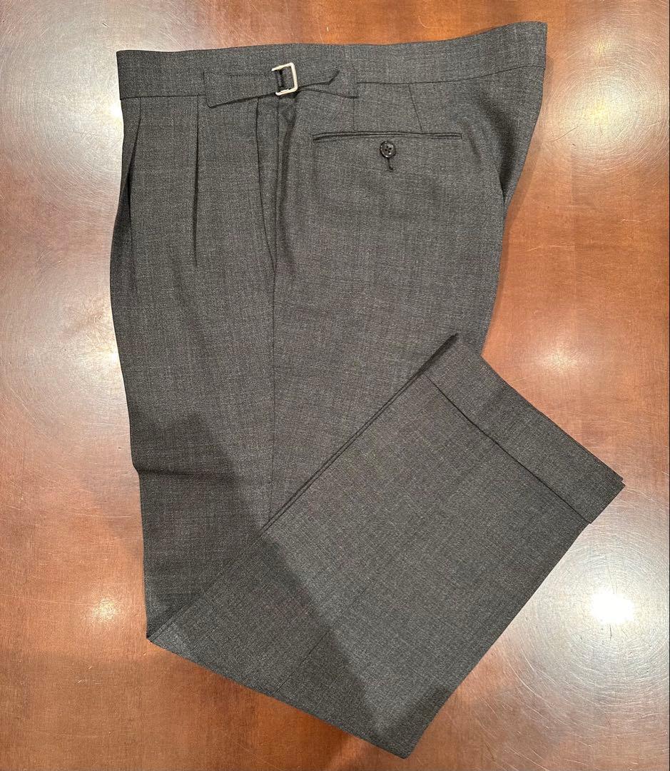 RING JACKET スラックス 46サイズ ダブルプリーツ 美品　フレスコ