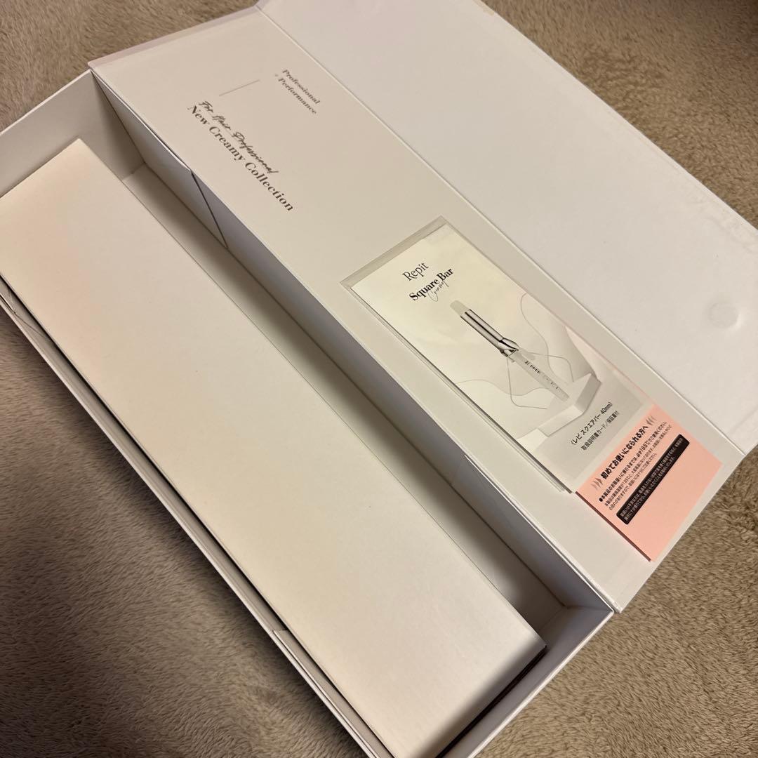 クレイツRepit M40 カールヘアアイロン ホワイト